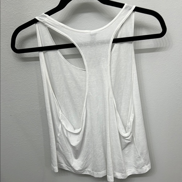 Athleta Women's White Sheer Tank Top - Picture 4 of 4